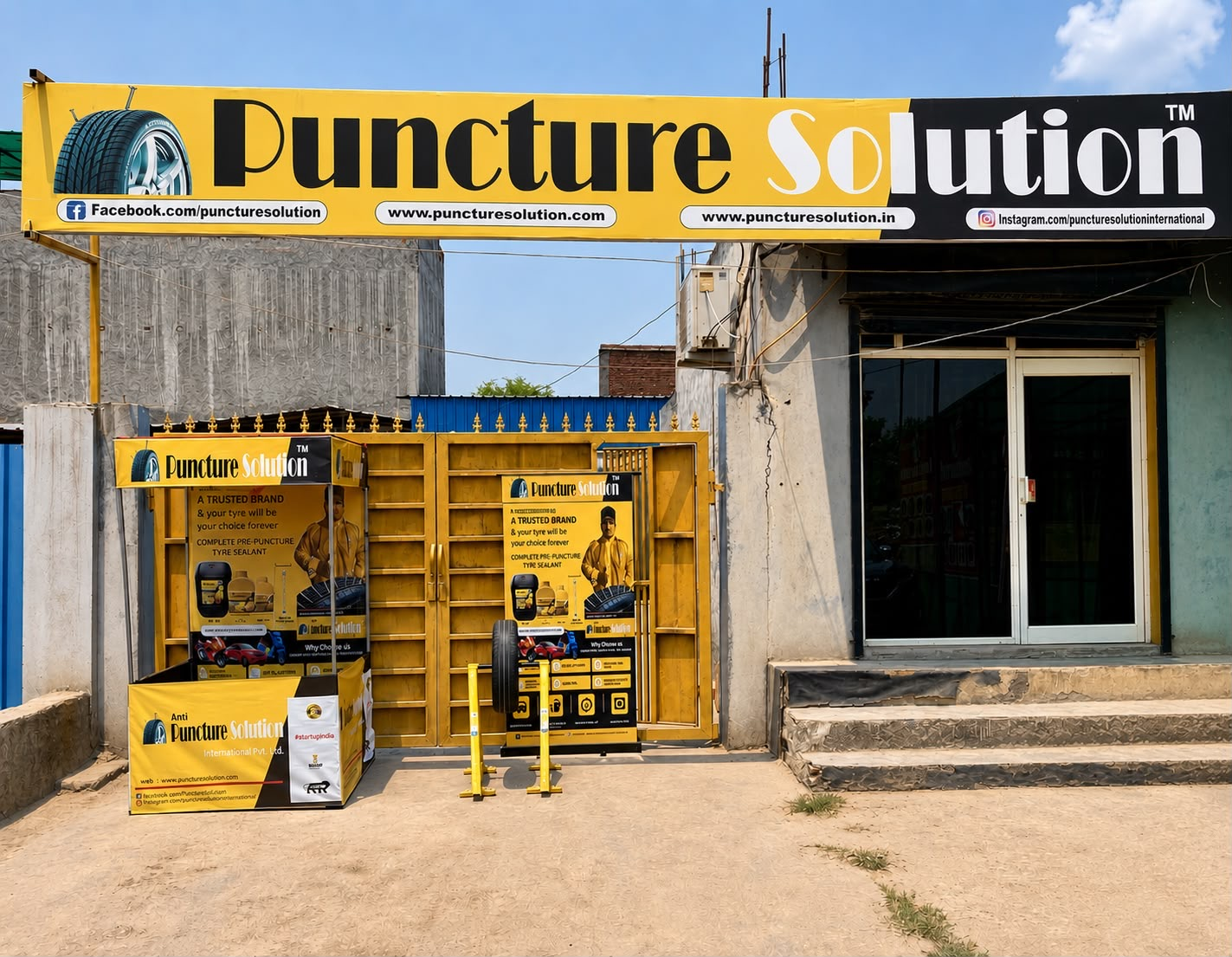 Puncture Solution Unit